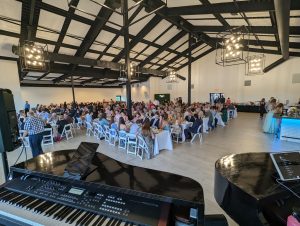 Wedding celebration at Off Shore Resort with Felix And Fingers Dueling Pianos