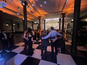 Dance-off at the Pritzlaff wedding event