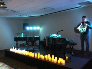 Guests enjoying the dueling pianos show at Kitsap Conference Center at Bremerton Harborside